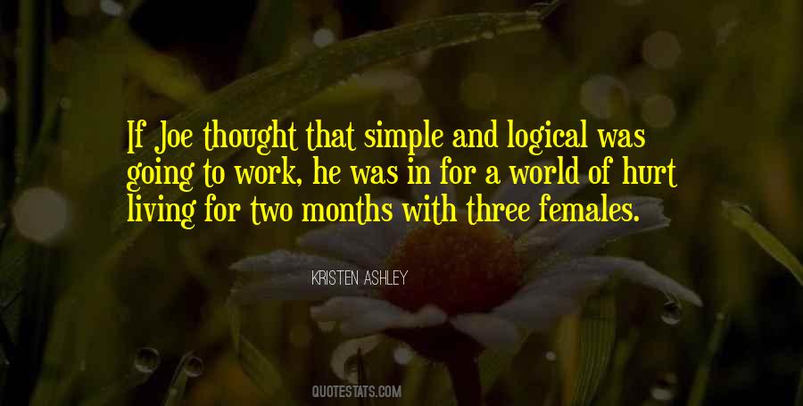 Quotes About Logical #1370787