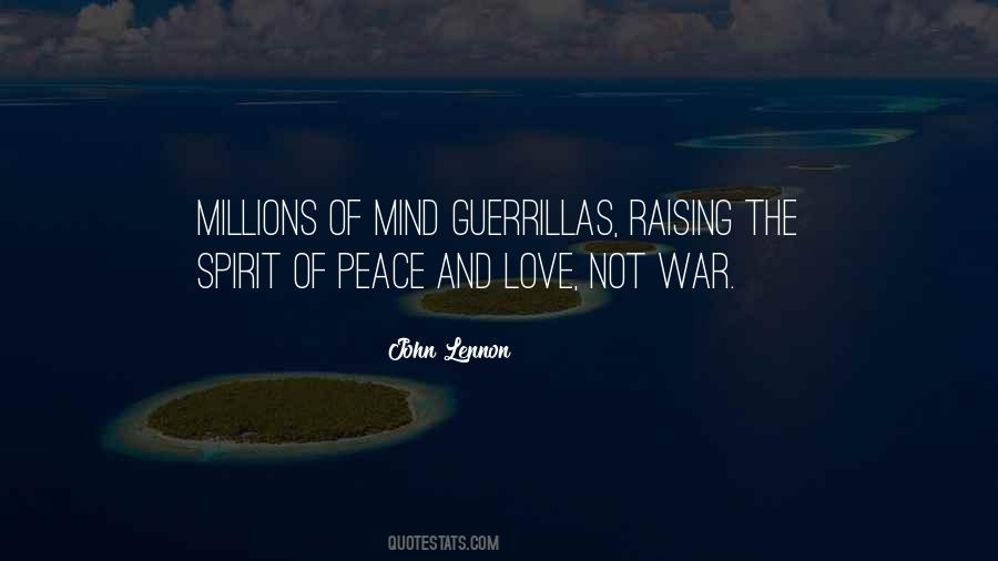 Quotes About Love Not War #1049436