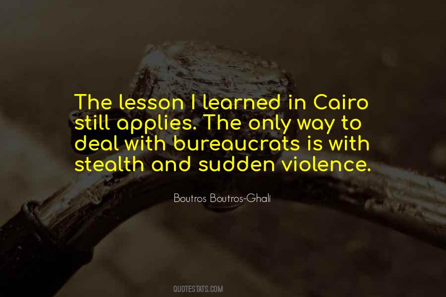 Quotes About Cairo #610291