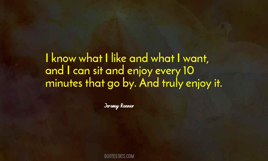 What I Like Quotes #1300271