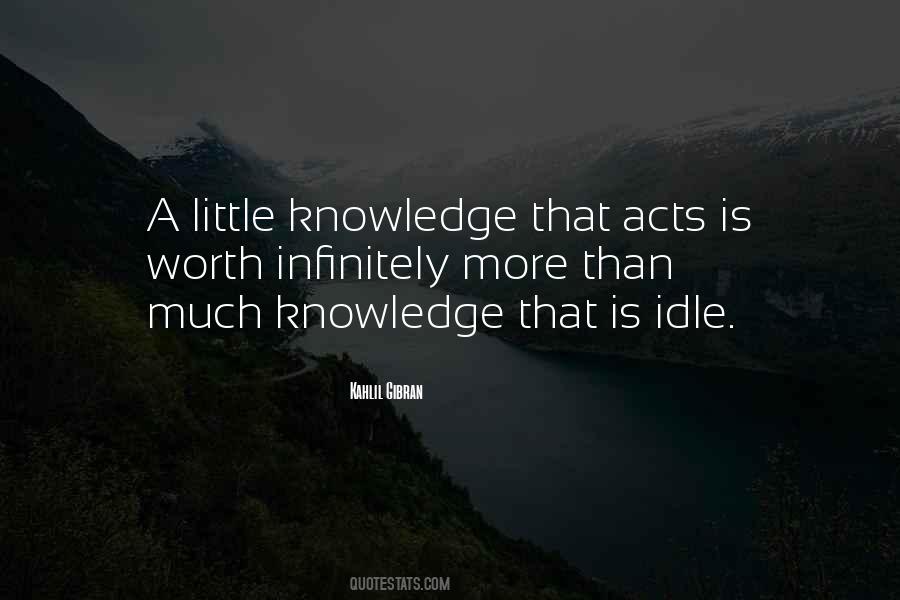 Little Knowledge Quotes #1228696