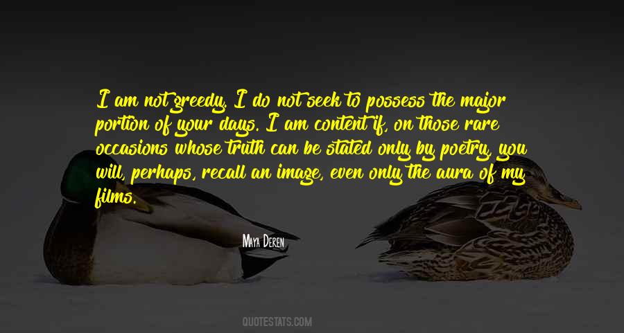 I Am Content Quotes #297007