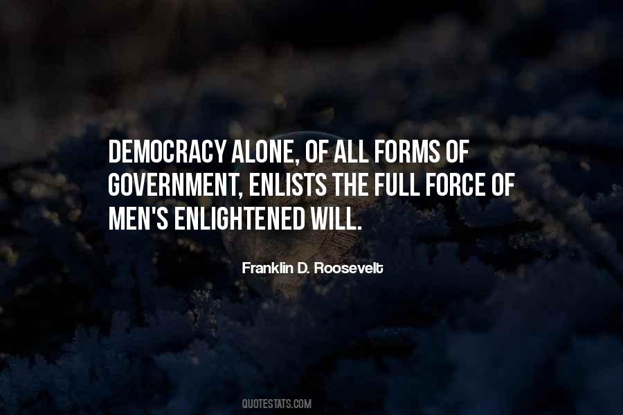 Quotes About Government Force #372287