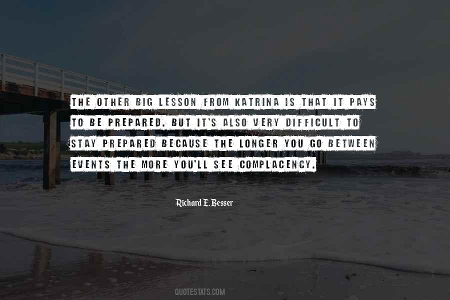 Stay Prepared Quotes #545238