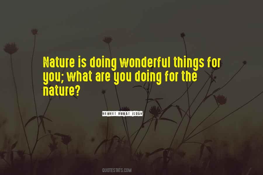 Quotes About Wonderful Nature #891484