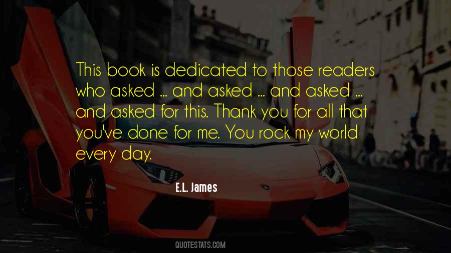 Quotes About You Rock My World #928135