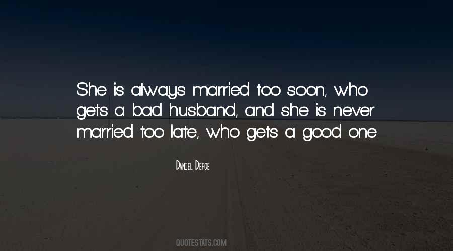 Quotes About Bad Marriage #1399968