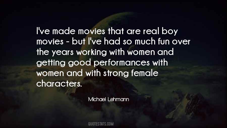 Quotes About Good Performances #412897