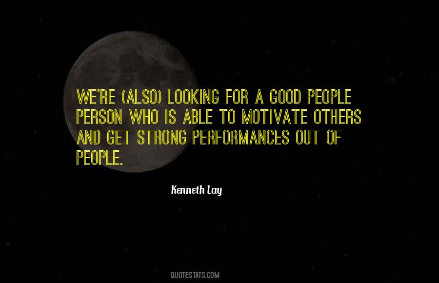 Quotes About Good Performances #489276