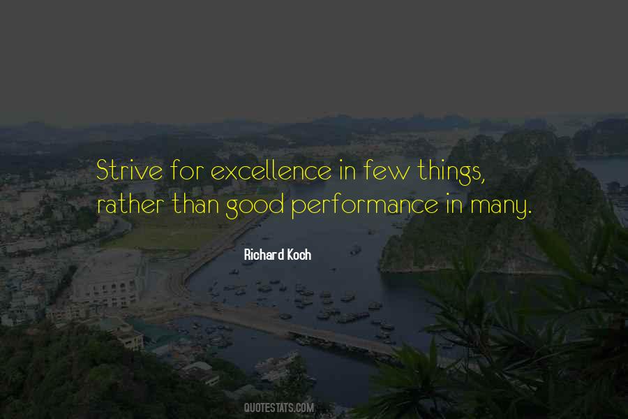 Quotes About Good Performances #704754