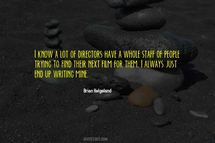 Quotes About Film Directors #1034673