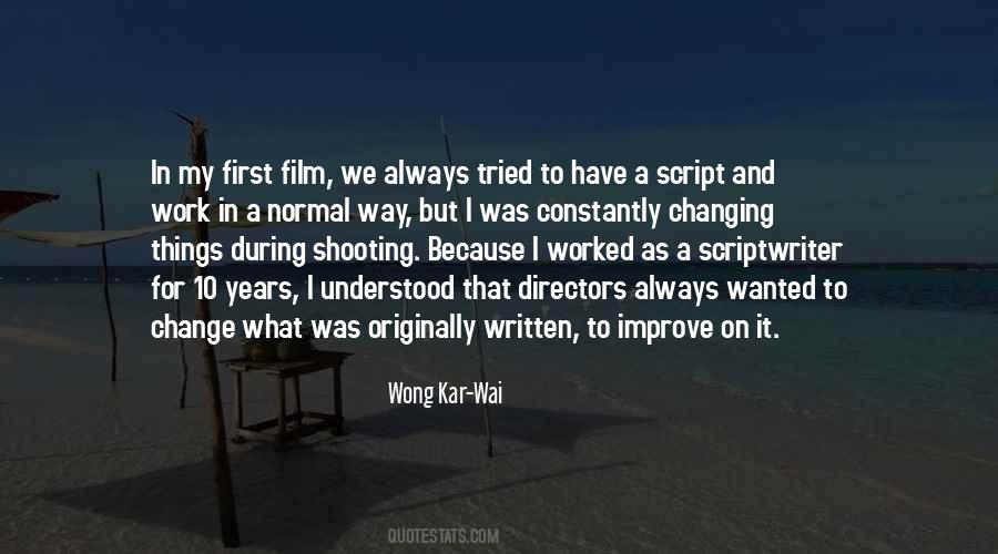 Quotes About Film Directors #363230