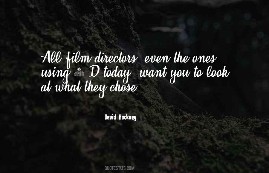 Quotes About Film Directors #575574