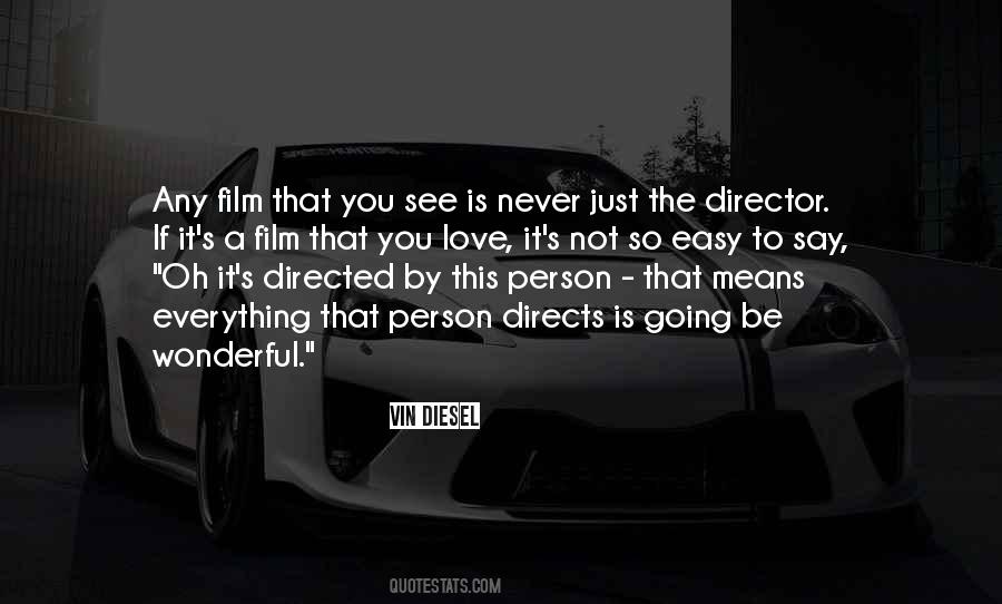 Quotes About Film Directors #985274