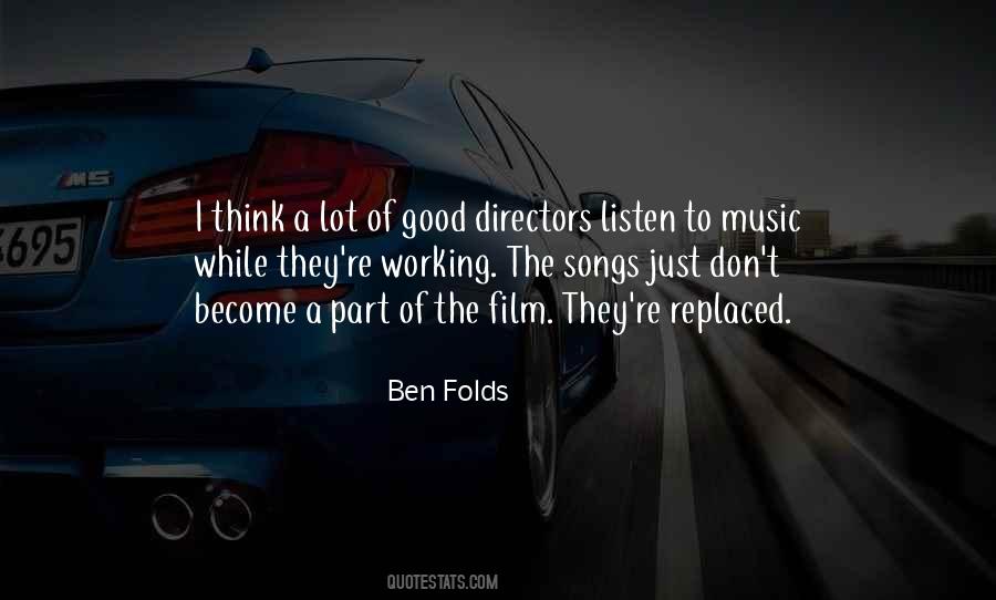 Quotes About Film Directors #992378