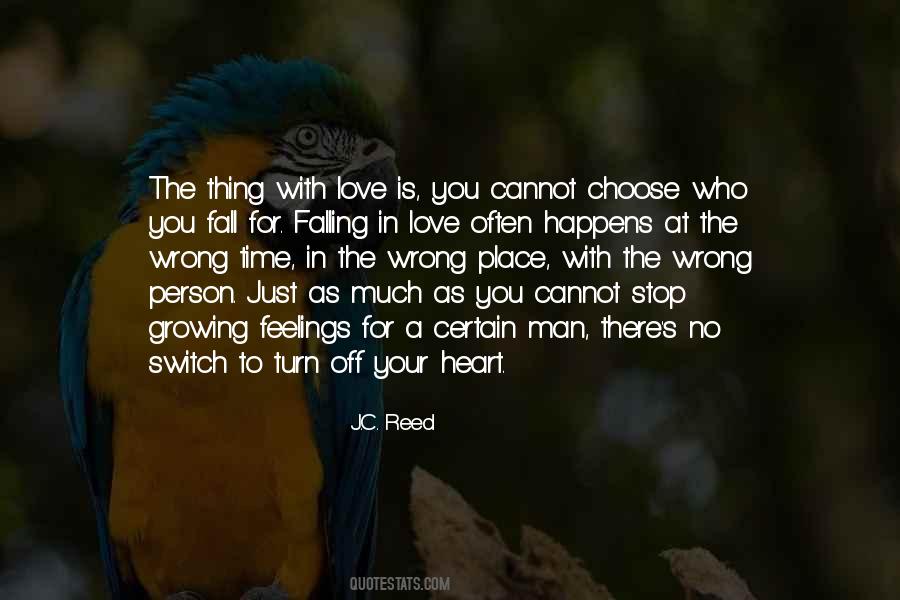 Quotes About Falling In Love With The Wrong Man #144239