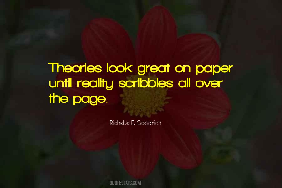 Theory Vs Reality Quotes #1551470