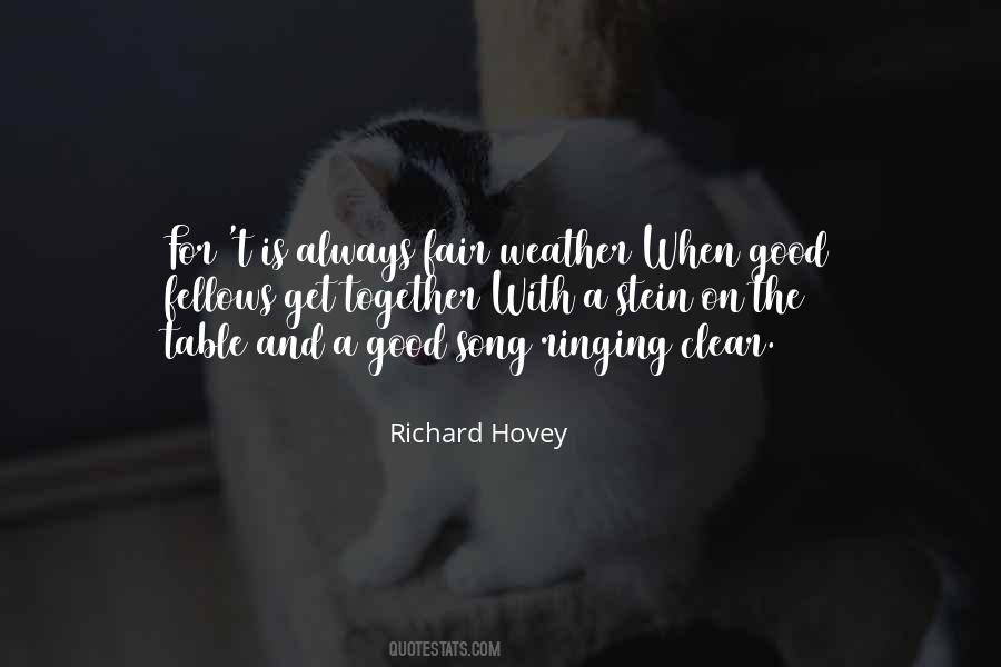 Quotes About Fair Weather #652355