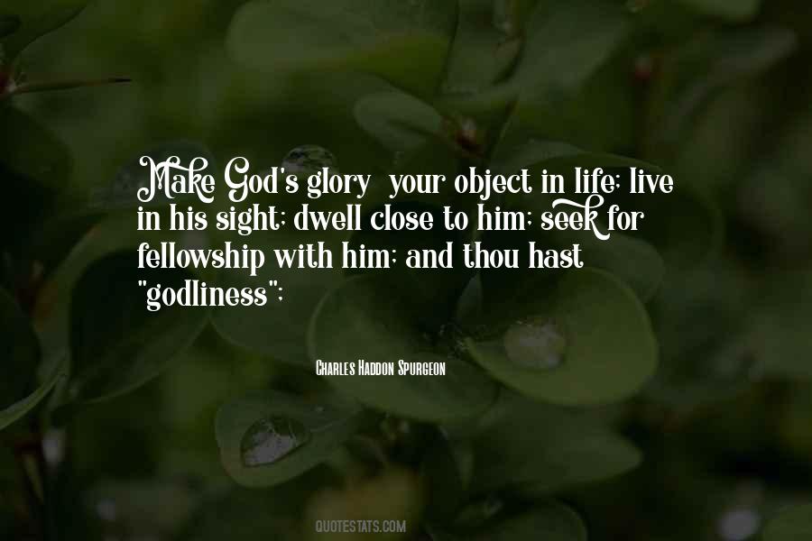 Fellowship With God Quotes #1295627