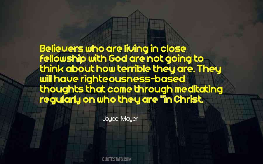 Fellowship With God Quotes #1649106
