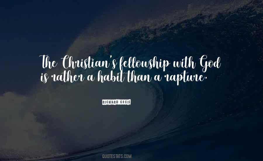 Fellowship With God Quotes #410079