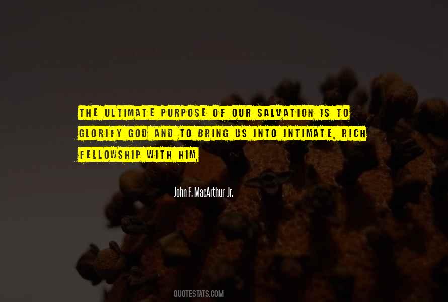 Fellowship With God Quotes #424208