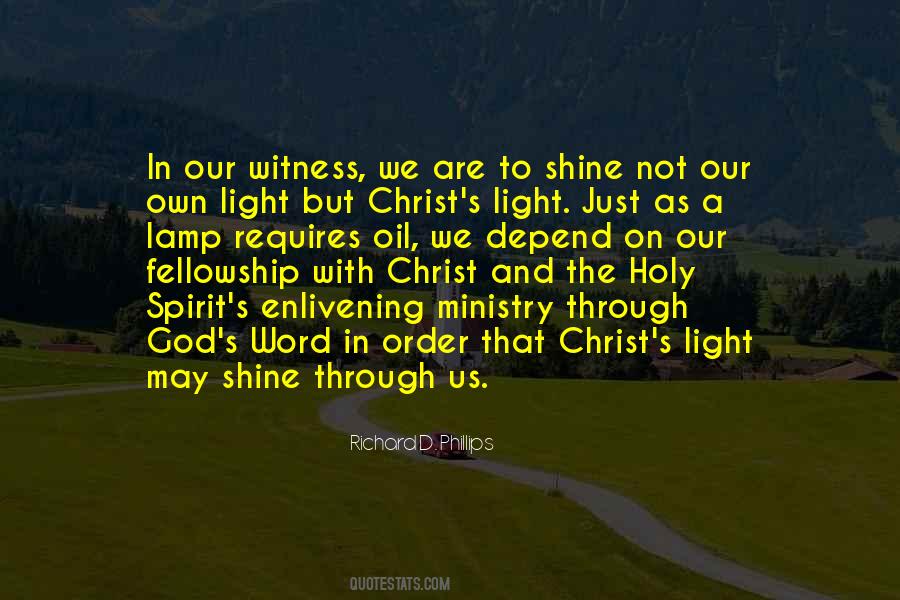 Fellowship With God Quotes #49904