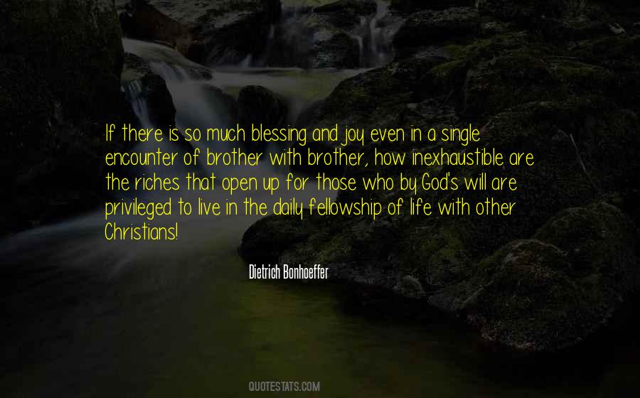 Fellowship With God Quotes #6702