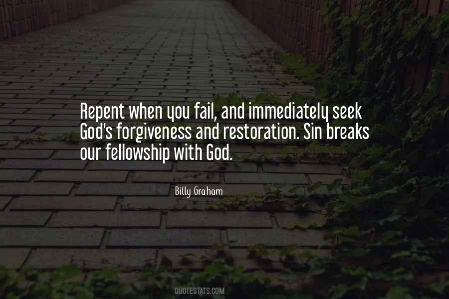 Fellowship With God Quotes #798209