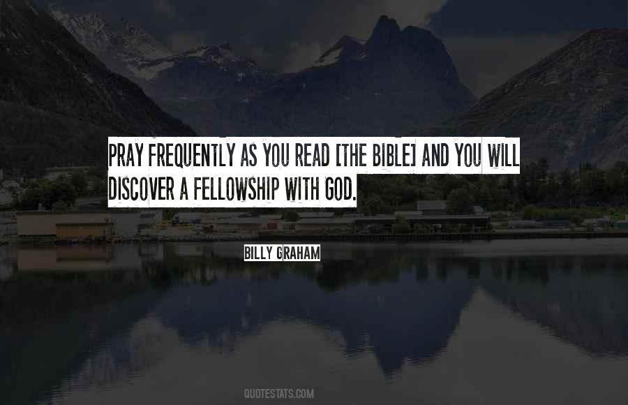 Fellowship With God Quotes #861583