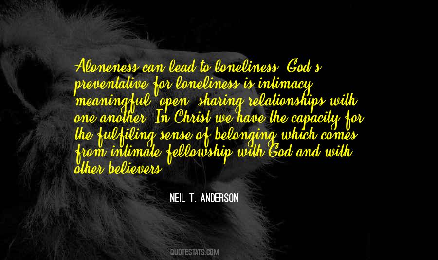 Fellowship With God Quotes #952872
