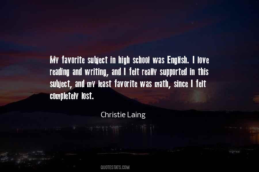 Quotes About Subject English #1258657