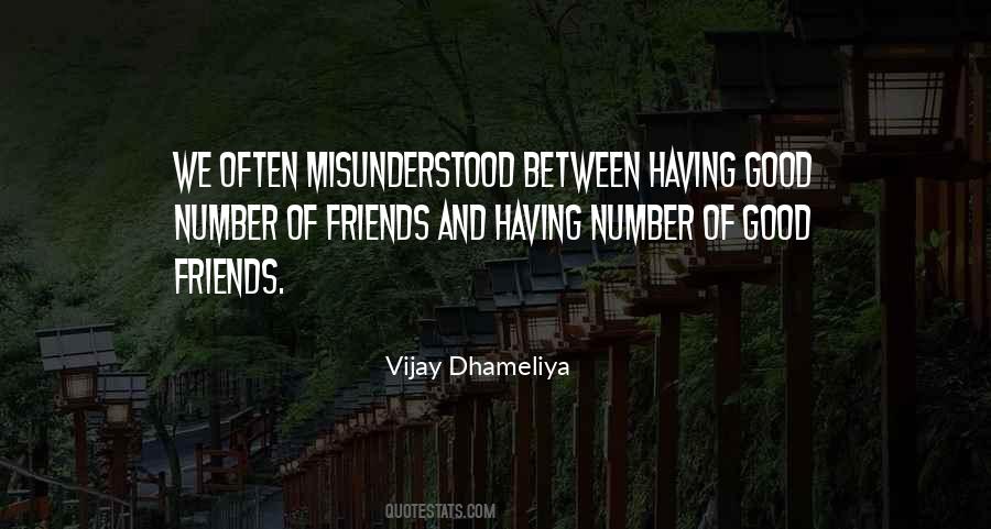 Quotes About Number Of Friends #387002