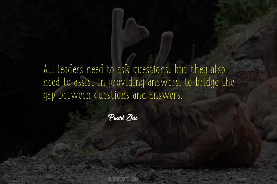 Quotes About Questions And Answers #1590438