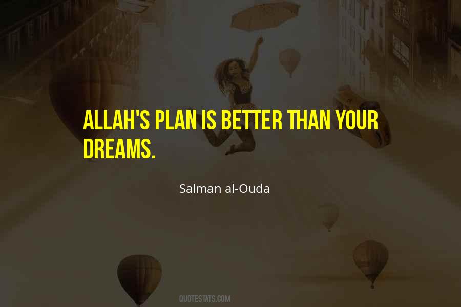 Quotes About Better Plans #70744