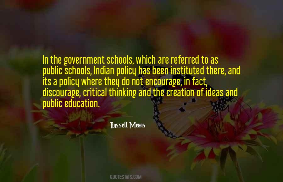 Quotes About Education Policy #1609987