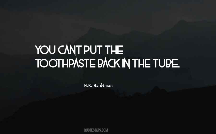 Quotes About Toothpaste #969634