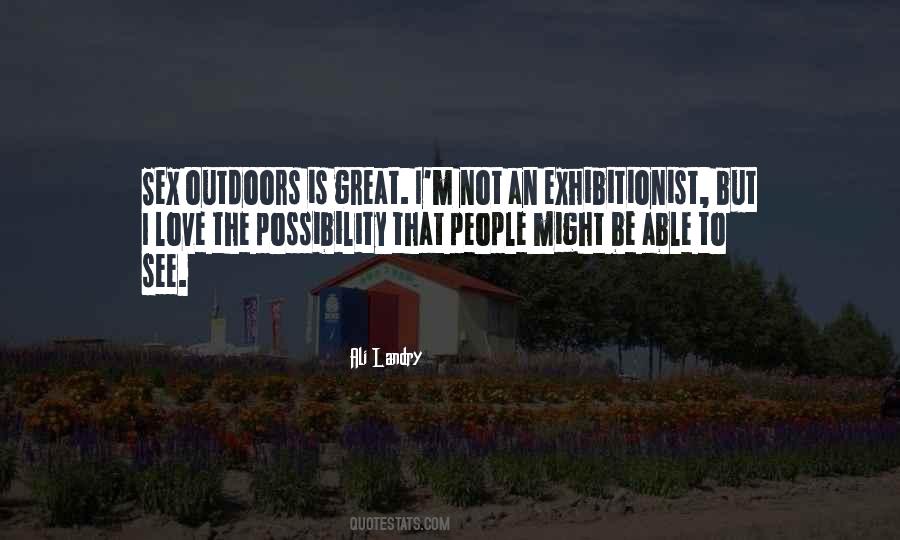Love Outdoors Quotes #100830
