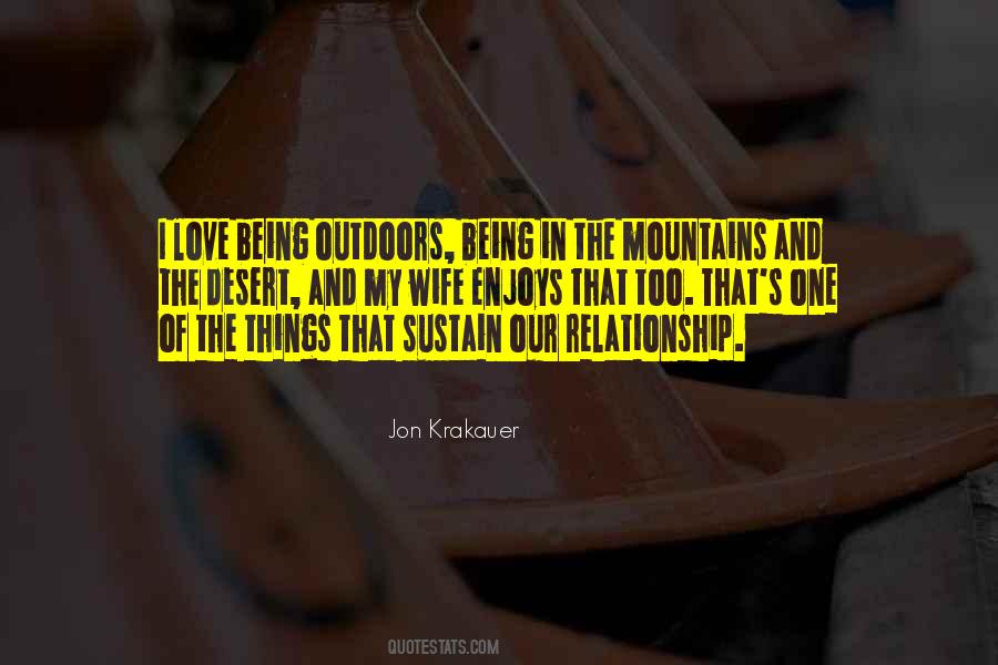 Love Outdoors Quotes #919477