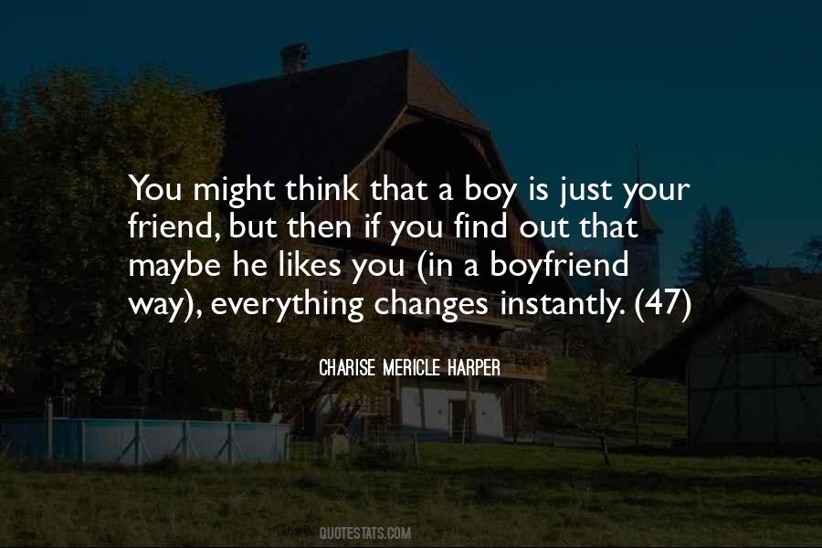 Boy Friend Quotes #590422
