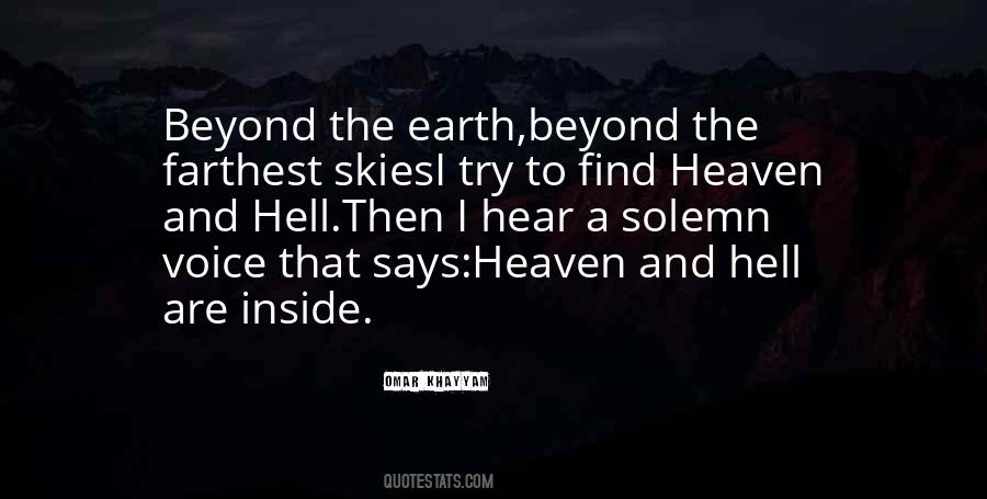Earth Hell Quotes #344678