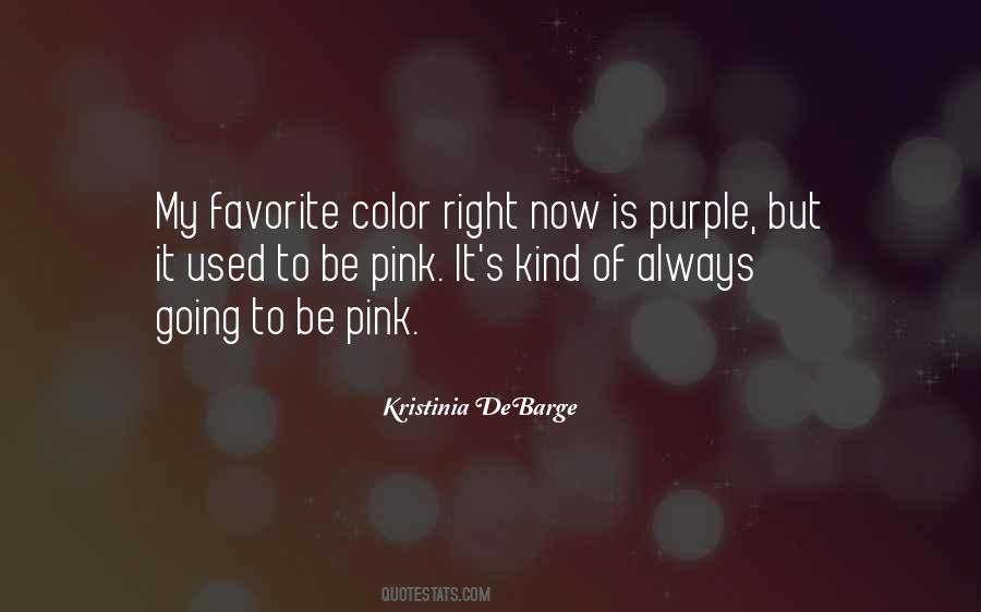 Quotes About Color Pink #890699