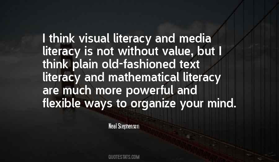 Quotes About Visual Literacy #1111744