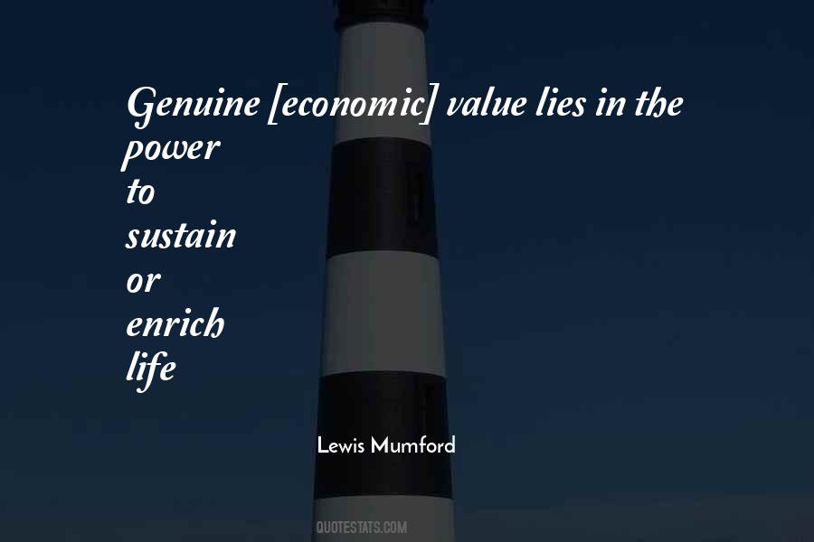 Economic Value Quotes #627181