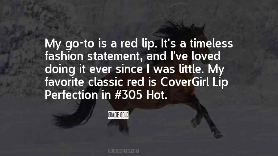 Quotes About Red And Gold #1480106