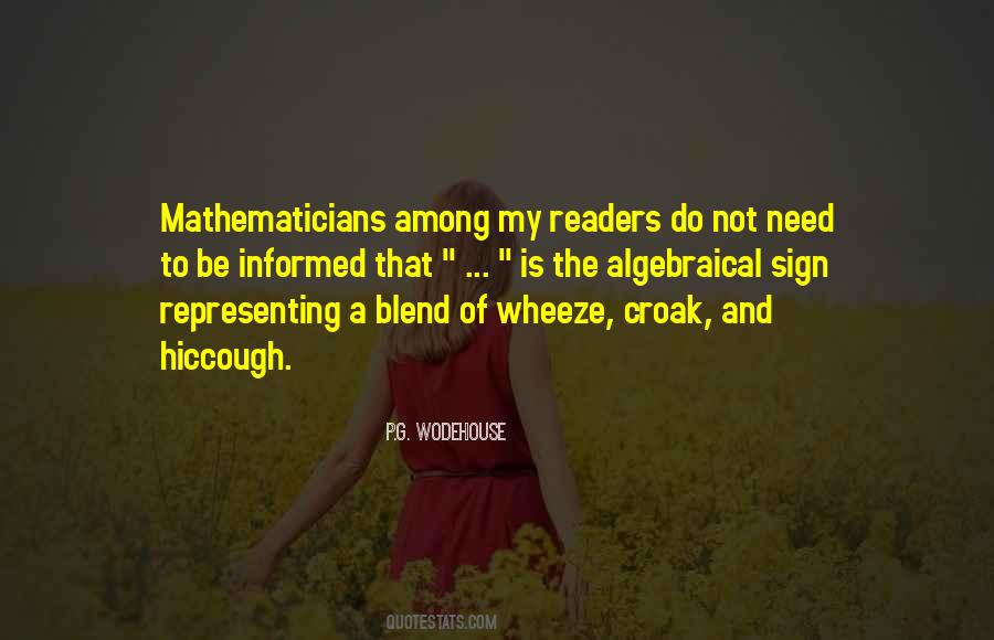 Quotes About Mathematicians #1111815