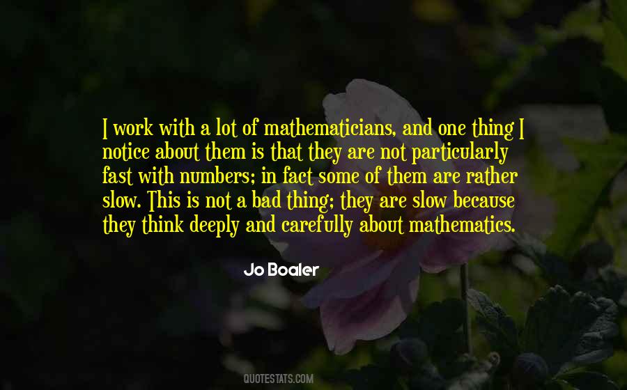 Quotes About Mathematicians #1181145