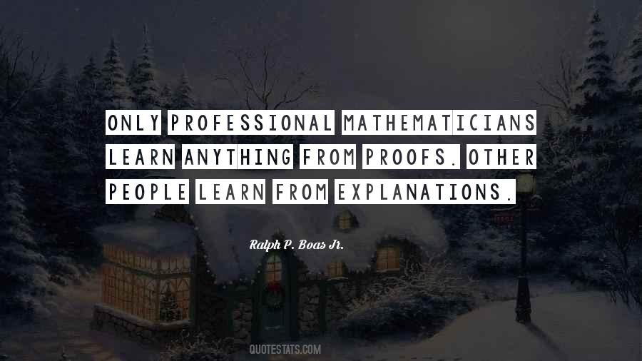 Quotes About Mathematicians #1235626