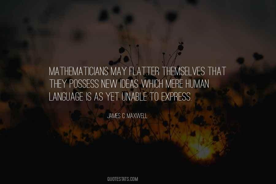 Quotes About Mathematicians #1421768