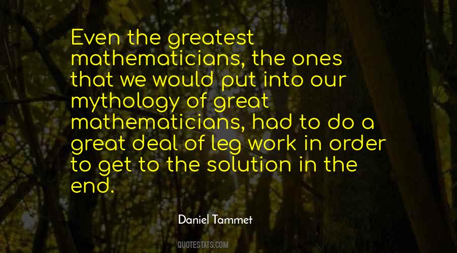 Quotes About Mathematicians #1429657